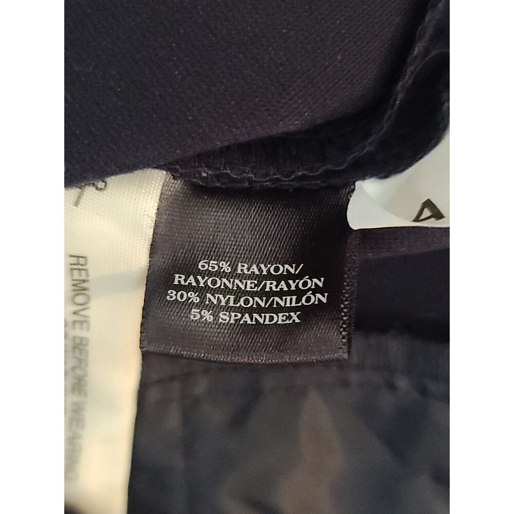 Ann Taylor grey flat front straight leg career dress pants - 10P 10 petite - Picture 5 of 5